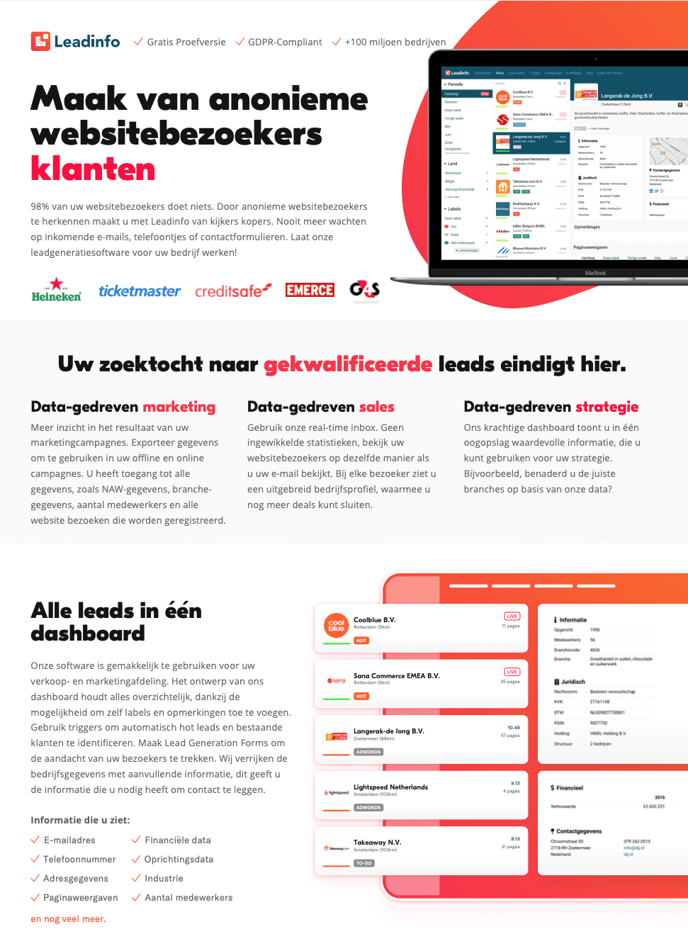 Herken anonieme B2B website bezoekers